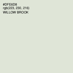 #DFE6D8 - Willow Brook Color Image